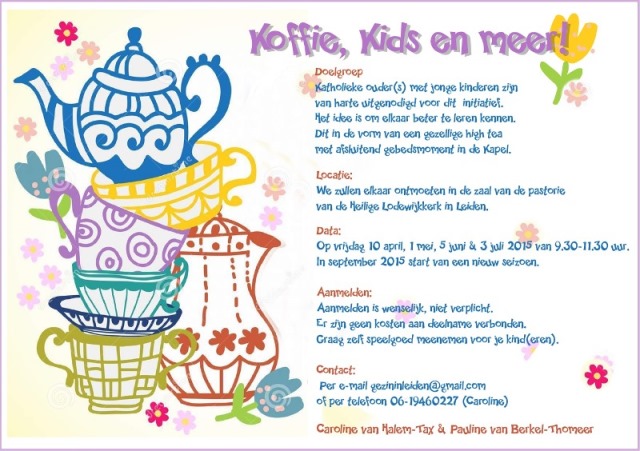 Koffie kids en meer flyer